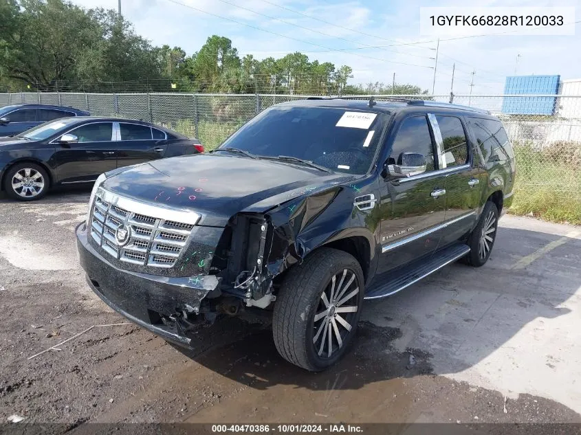 1GYFK66828R120033 2008 Cadillac Escalade Esv Esv