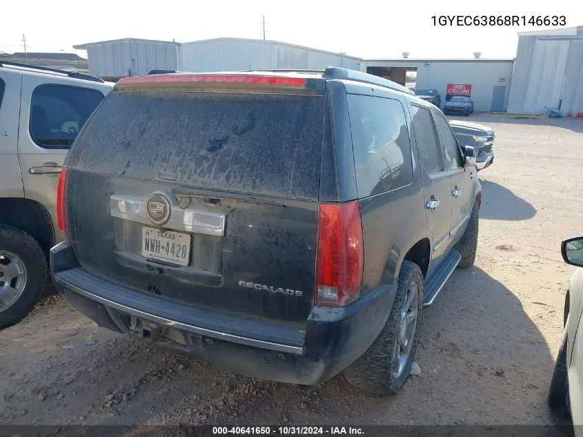 2008 Cadillac Escalade Standard VIN: 1GYEC63868R146633 Lot: 40641650