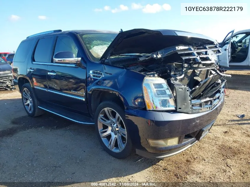 2008 Cadillac Escalade Standard VIN: 1GYEC63878R222179 Lot: 40812342