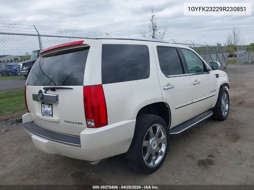 1GYFK23229R230851 2009 Cadillac Escalade Standard