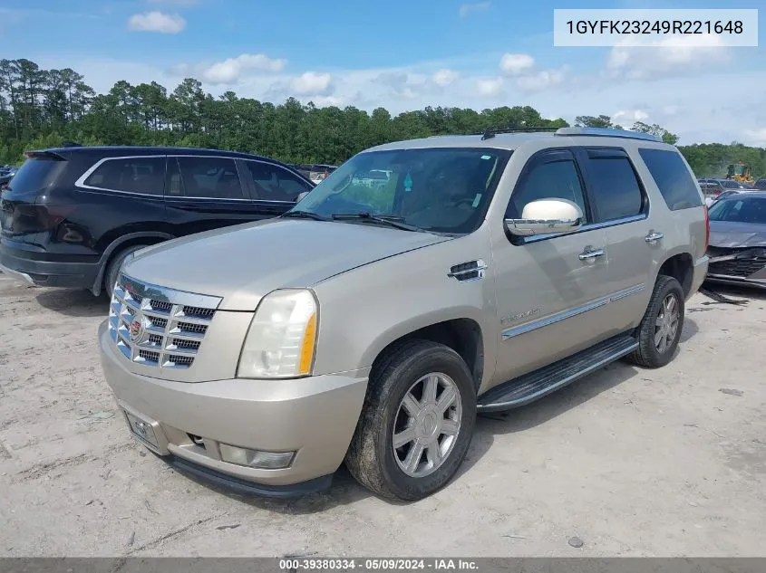 1GYFK23249R221648 2009 Cadillac Escalade Standard