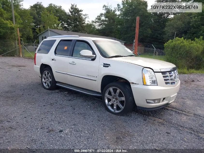 2009 Cadillac Escalade Standard VIN: 1GYFK232X9R254749 Lot: 39907871