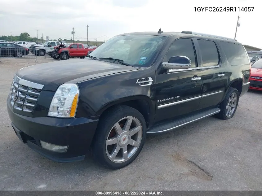 1GYFC26249R114057 2009 Cadillac Escalade Esv Standard