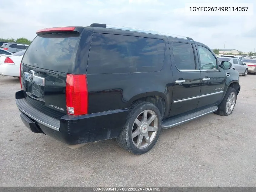 1GYFC26249R114057 2009 Cadillac Escalade Esv Standard