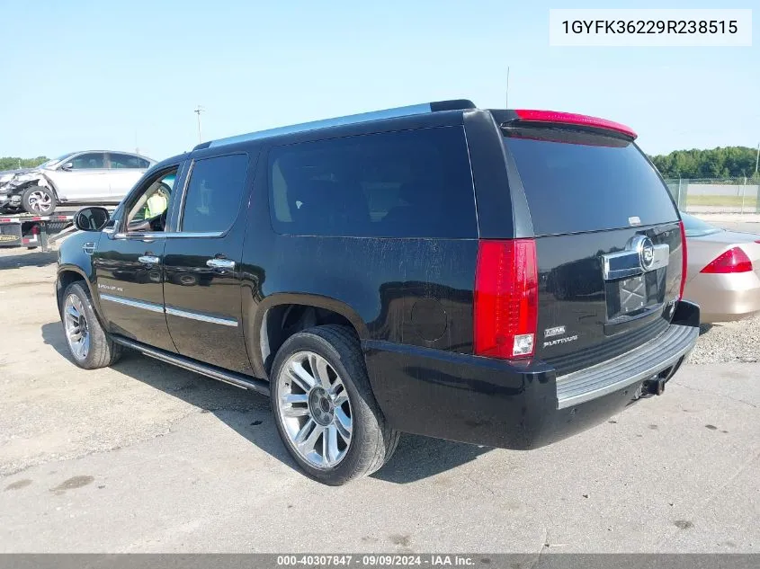 1GYFK36229R238515 2009 Cadillac Escalade Esv Platinum Edition