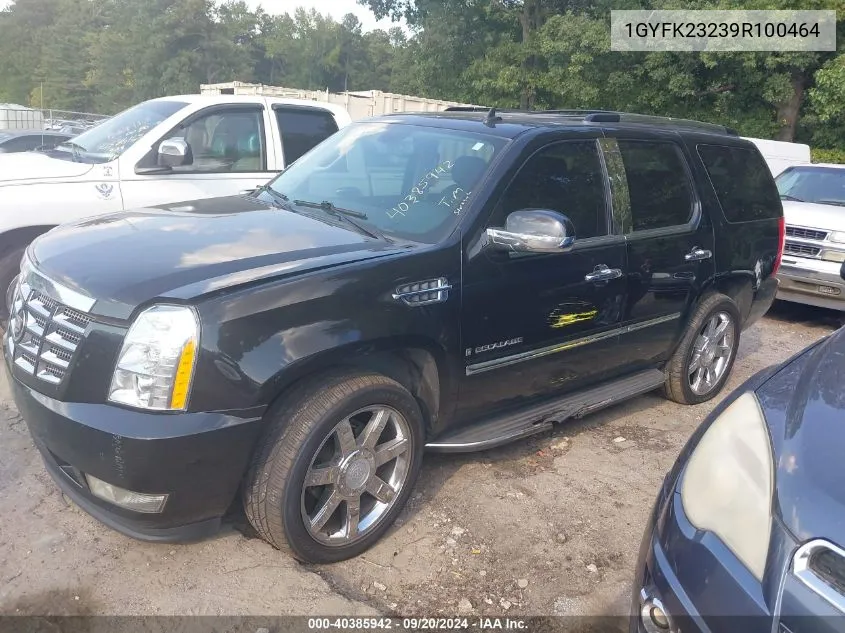 2009 Cadillac Escalade Standard VIN: 1GYFK23239R100464 Lot: 40385942