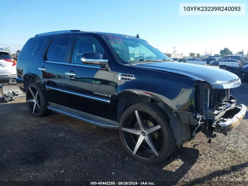 1GYFK23239R240093 2009 Cadillac Escalade Standard