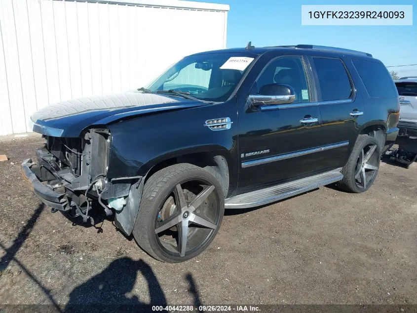 1GYFK23239R240093 2009 Cadillac Escalade Standard