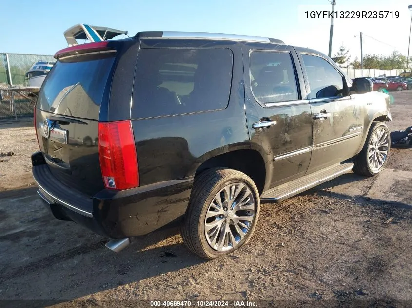 2009 Cadillac Escalade Standard VIN: 1GYFK13229R235719 Lot: 40689470