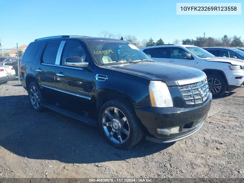 2009 Cadillac Escalade Standard VIN: 1GYFK23269R123558 Lot: 40839578