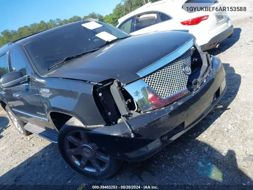 1GYUKBEF6AR153588 2010 Cadillac Escalade Luxury