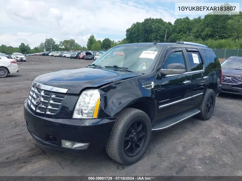 2010 Cadillac Escalade Luxury VIN: 1GYUKBEFXAR183807 Lot: 39901729