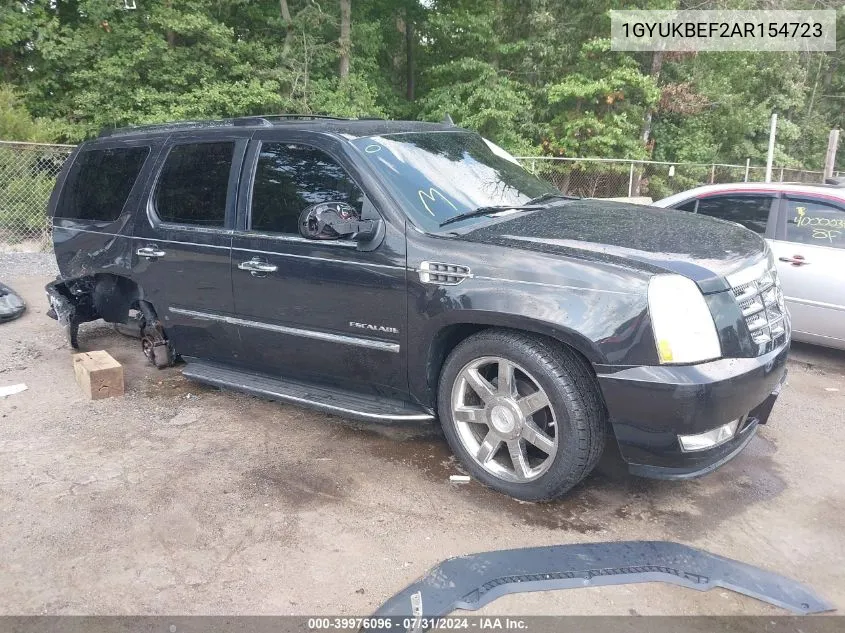 1GYUKBEF2AR154723 2010 Cadillac Escalade Luxury