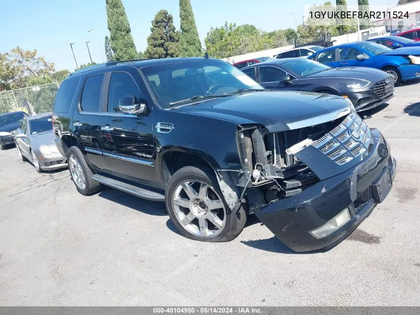 1GYUKBEF8AR211524 2010 Cadillac Escalade Luxury