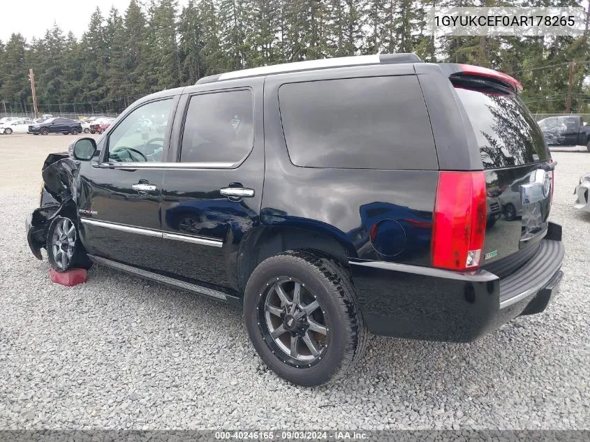 1GYUKCEF0AR178265 2010 Cadillac Escalade Premium