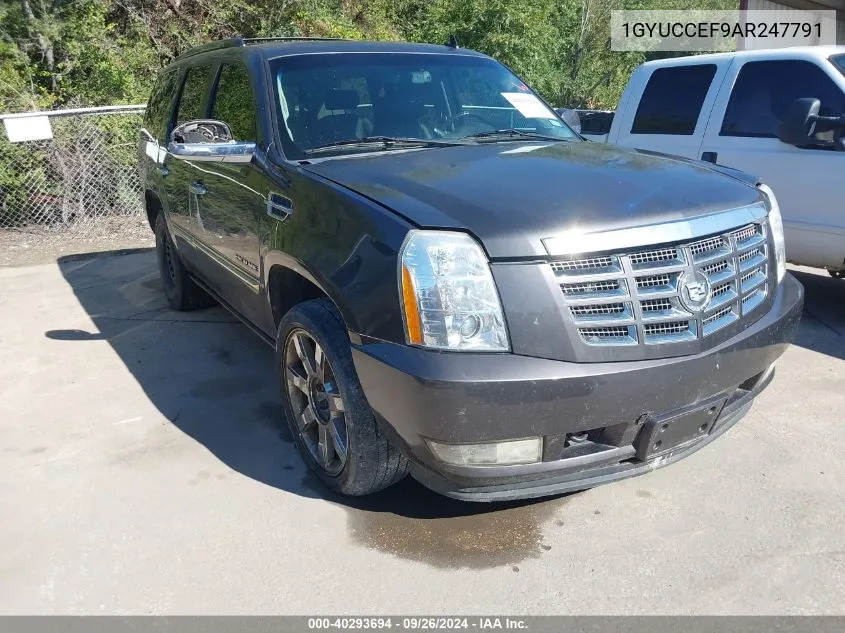 2010 Cadillac Escalade Premium VIN: 1GYUCCEF9AR247791 Lot: 40293694