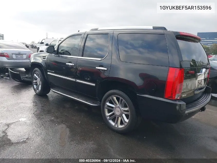 1GYUKBEF5AR153596 2010 Cadillac Escalade Luxury