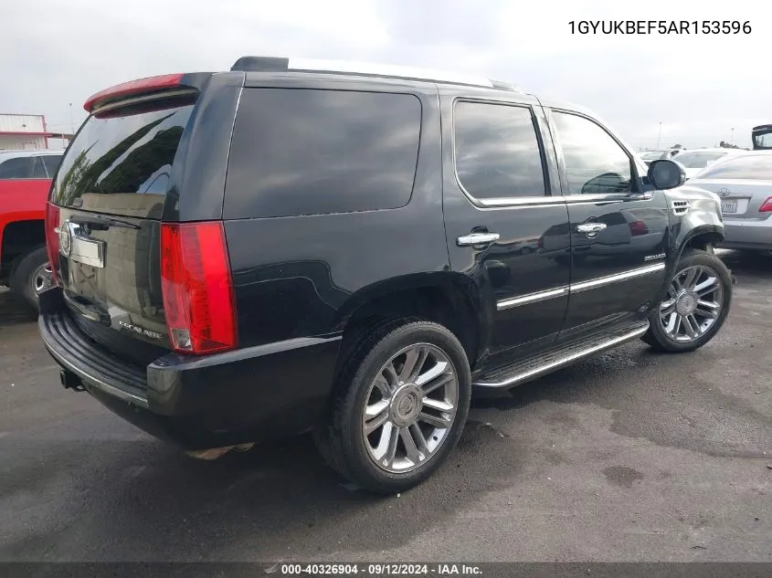 1GYUKBEF5AR153596 2010 Cadillac Escalade Luxury