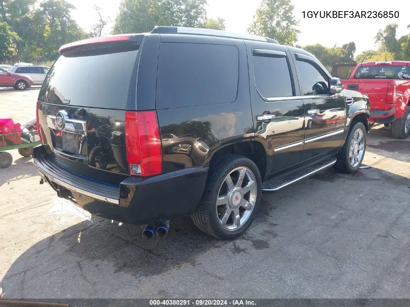 1GYUKBEF3AR236850 2010 Cadillac Escalade Luxury