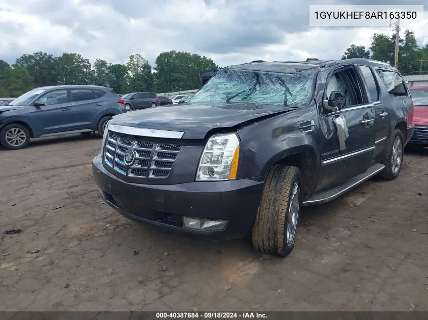 1GYUKHEF8AR163350 2010 Cadillac Escalade Esv Luxury