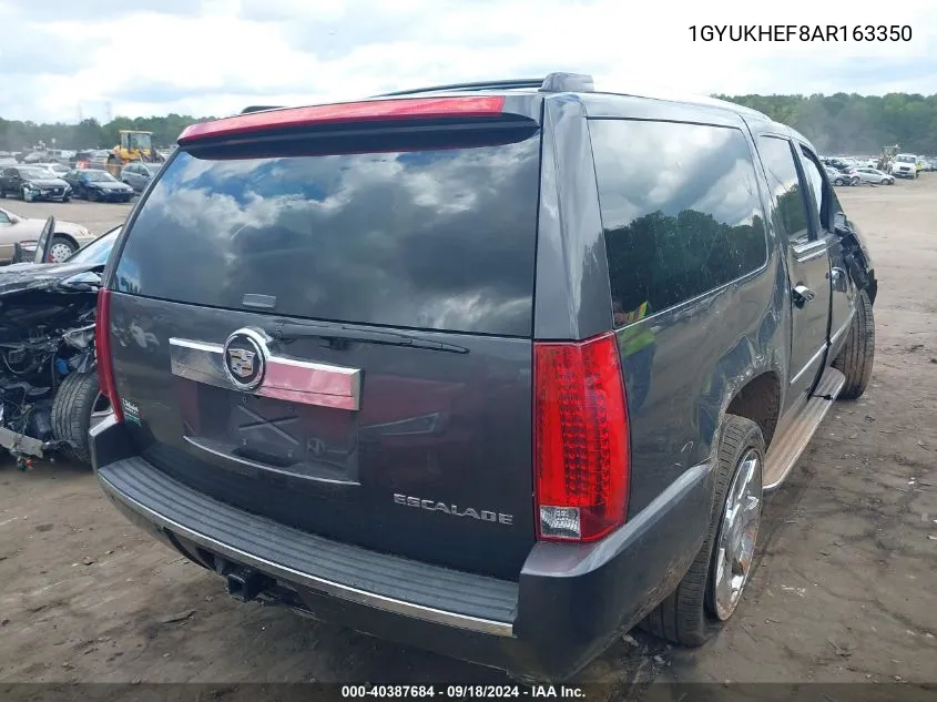 1GYUKHEF8AR163350 2010 Cadillac Escalade Esv Luxury