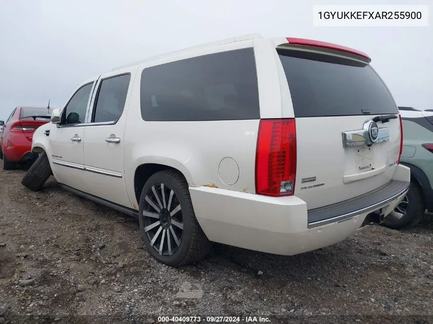 1GYUKKEFXAR255900 2010 Cadillac Escalade Esv Platinum Edition