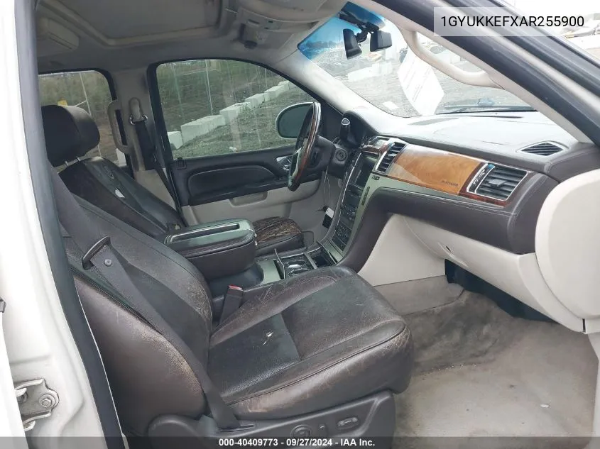 1GYUKKEFXAR255900 2010 Cadillac Escalade Esv Platinum Edition