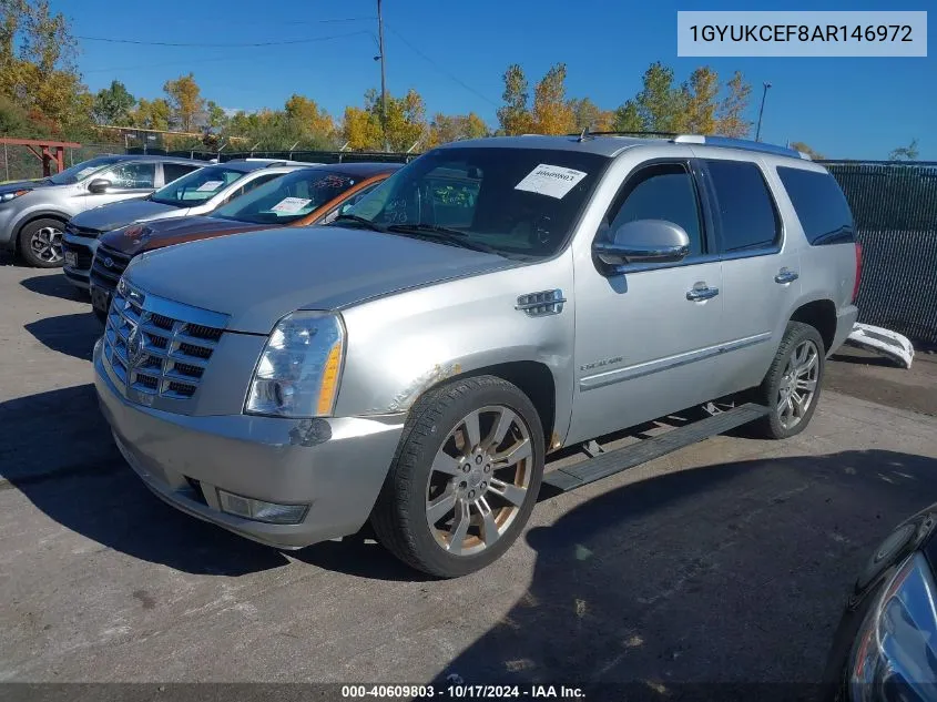 2010 Cadillac Escalade Premium VIN: 1GYUKCEF8AR146972 Lot: 40609803