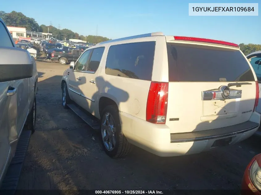 2010 Cadillac Escalade Esv Premium VIN: 1GYUKJEFXAR109684 Lot: 40676905