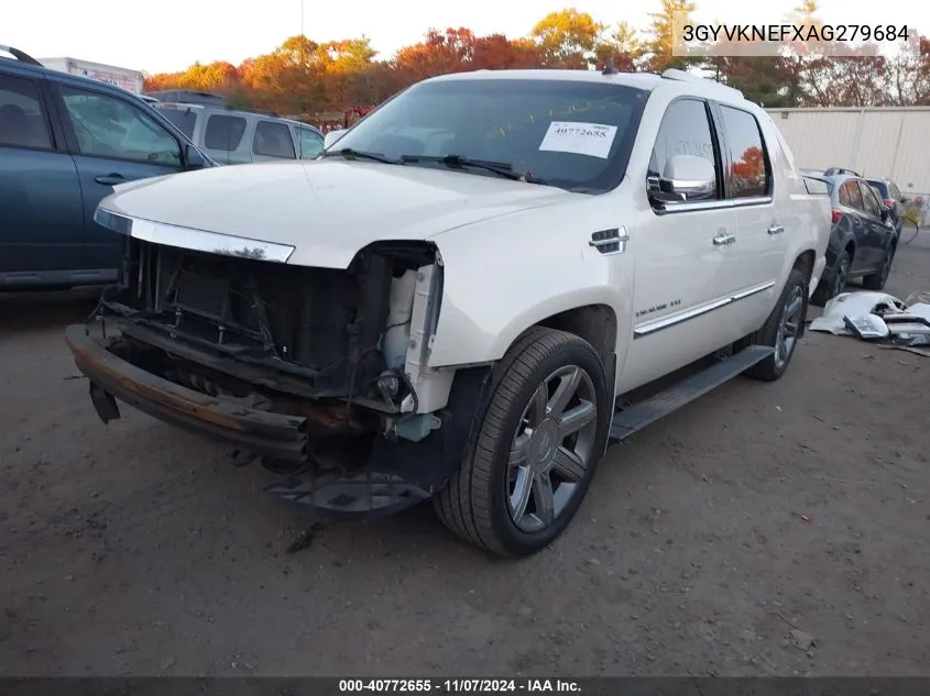 2010 Cadillac Escalade Ext Premium VIN: 3GYVKNEFXAG279684 Lot: 40772655