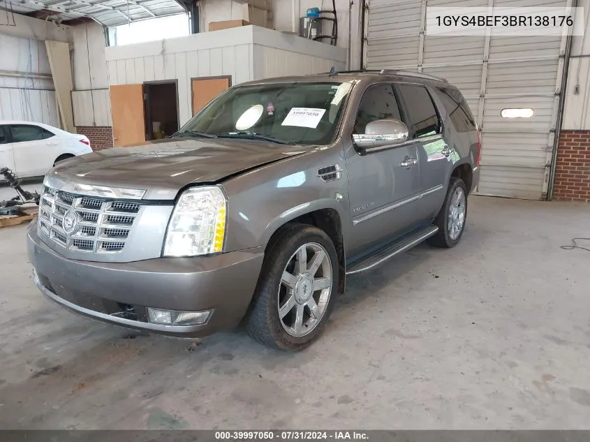 1GYS4BEF3BR138176 2011 Cadillac Escalade Luxury