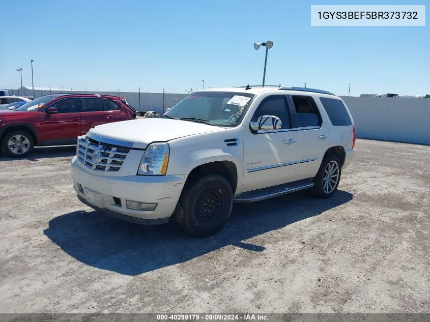 2011 Cadillac Escalade Luxury VIN: 1GYS3BEF5BR373732 Lot: 40299179