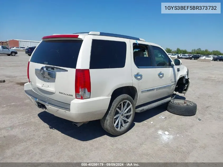 2011 Cadillac Escalade Luxury VIN: 1GYS3BEF5BR373732 Lot: 40299179