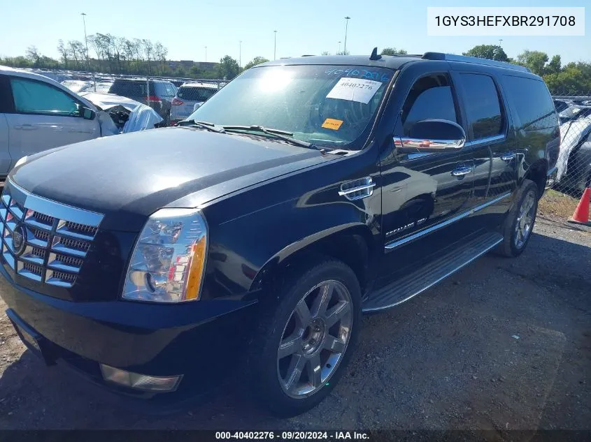 1GYS3HEFXBR291708 2011 Cadillac Escalade Esv Luxury