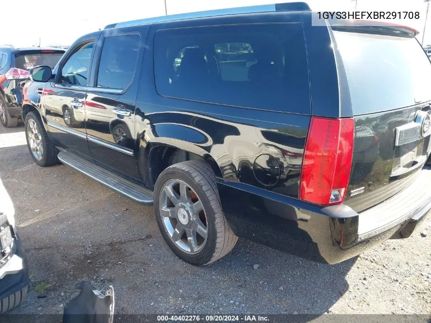 1GYS3HEFXBR291708 2011 Cadillac Escalade Esv Luxury