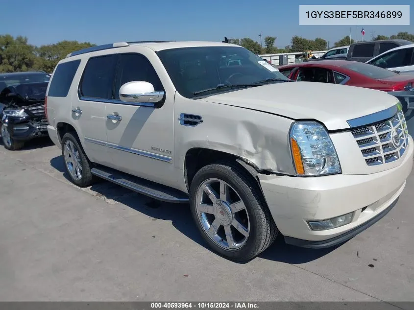 2011 Cadillac Escalade Luxury VIN: 1GYS3BEF5BR346899 Lot: 40593964