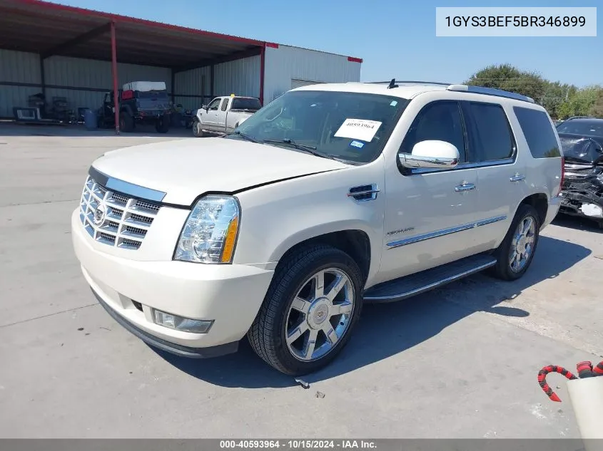 1GYS3BEF5BR346899 2011 Cadillac Escalade Luxury