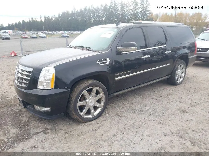 2011 Cadillac Escalade Esv Premium VIN: 1GYS4JEF9BR165859 Lot: 40721447