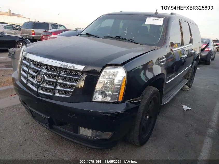 2011 Cadillac Escalade Esv Luxury VIN: 1GYS4HEFXBR325899 Lot: 40791066