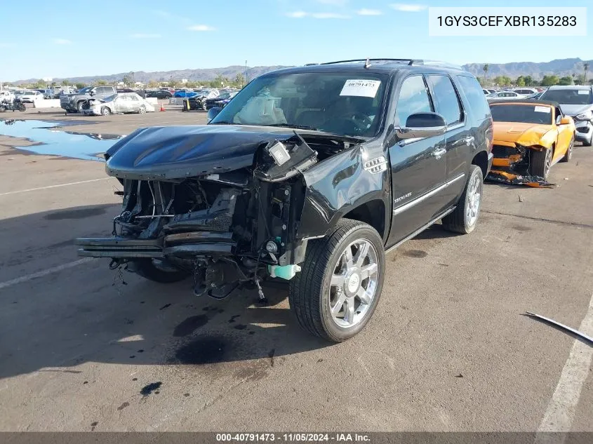 2011 Cadillac Escalade Premium VIN: 1GYS3CEFXBR135283 Lot: 40791473