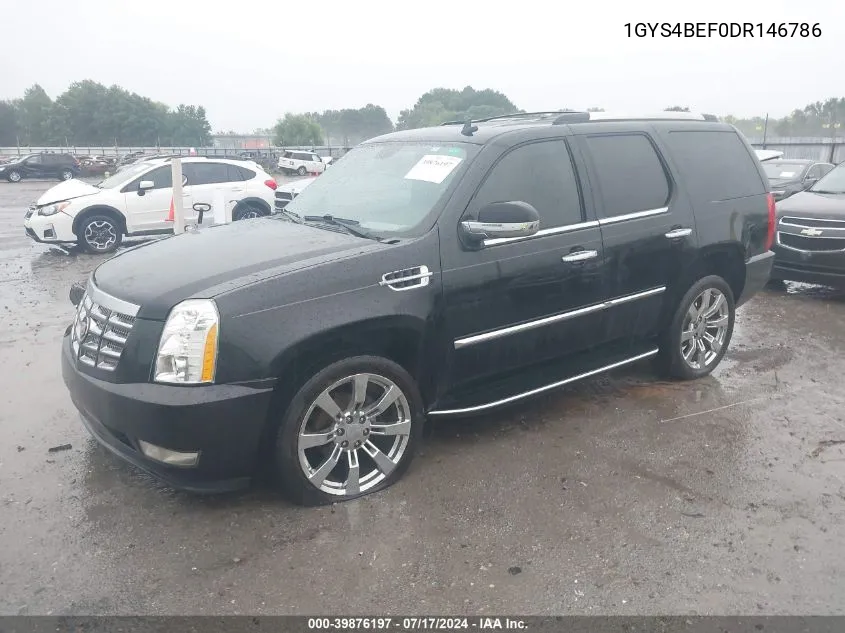 2013 Cadillac Escalade Luxury VIN: 1GYS4BEF0DR146786 Lot: 39876197