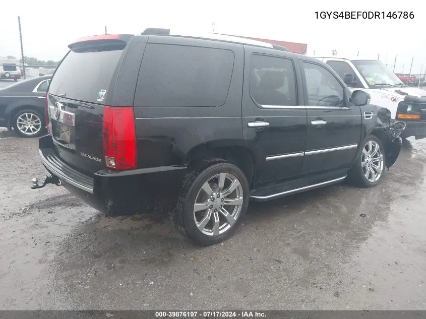 2013 Cadillac Escalade Luxury VIN: 1GYS4BEF0DR146786 Lot: 39876197