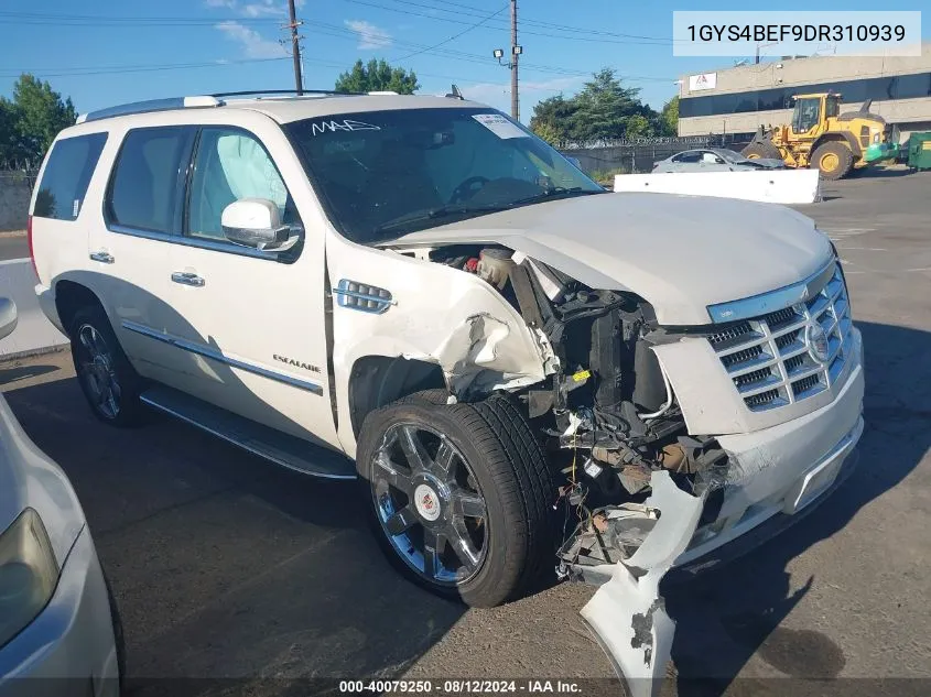 2013 Cadillac Escalade Luxury VIN: 1GYS4BEF9DR310939 Lot: 40079250