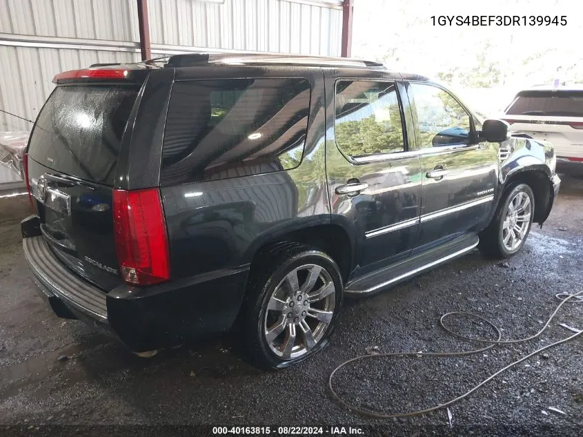 2013 Cadillac Escalade Luxury VIN: 1GYS4BEF3DR139945 Lot: 40163815