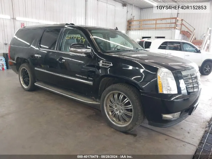 2013 Cadillac Escalade Esv Luxury VIN: 1GYS4HEF4DR152853 Lot: 40178479