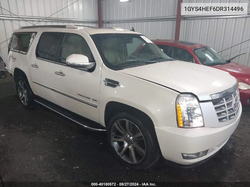 1GYS4HEF6DR314496 2013 Cadillac Escalade Esv Luxury