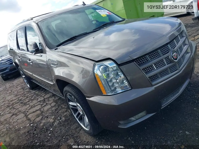 2013 Cadillac Escalade Esv Premium VIN: 1GYS3JEF2DR179723 Lot: 40274601