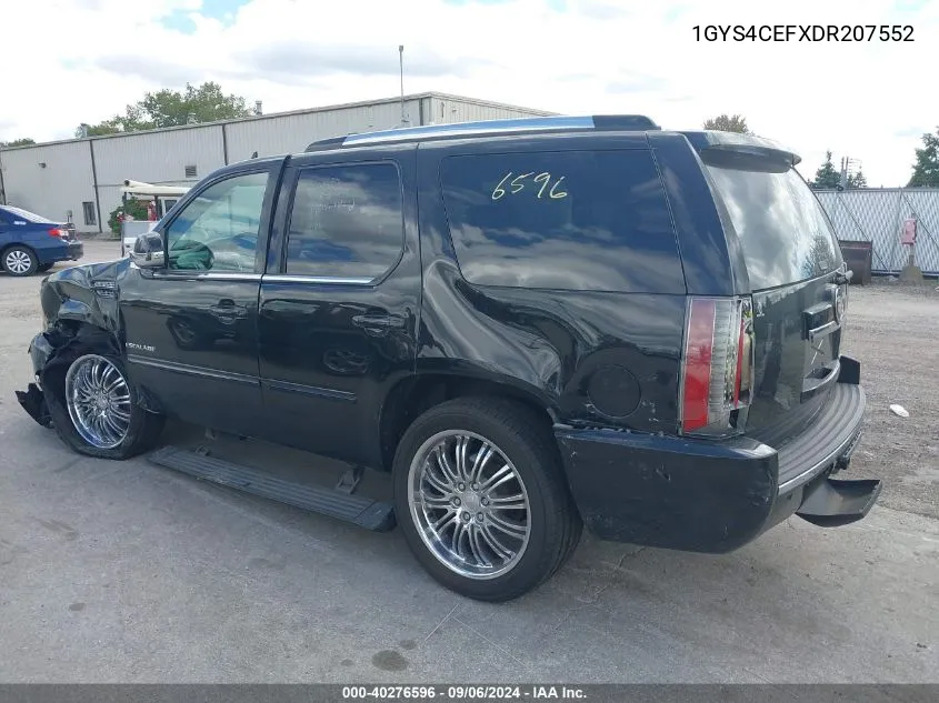 2013 Cadillac Escalade Premium VIN: 1GYS4CEFXDR207552 Lot: 40276596