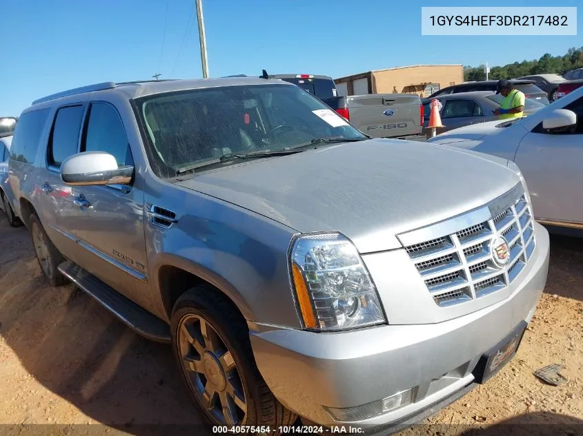 2013 Cadillac Escalade Esv Luxury VIN: 1GYS4HEF3DR217482 Lot: 40575454