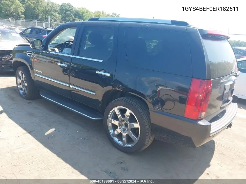 1GYS4BEF0ER182611 2014 Cadillac Escalade Luxury